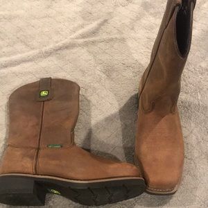 New John Deere steel toe boots